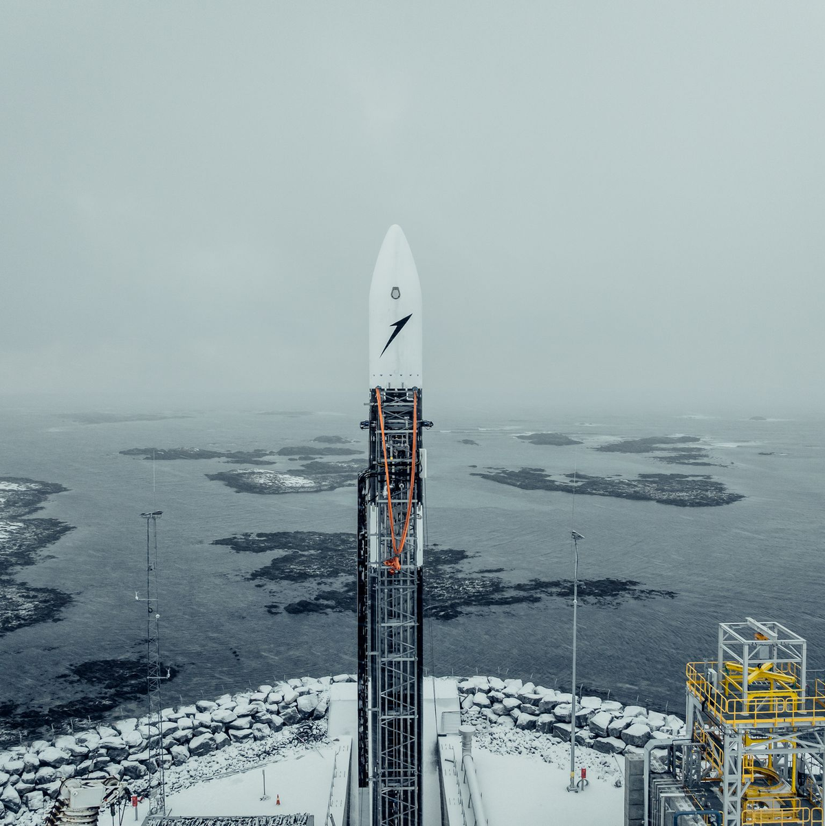 Isar Aerospace will seine Rakete in Norwegen testen. (Handout) - Foto: Wingmen Media/Isar Aerospace/dpa