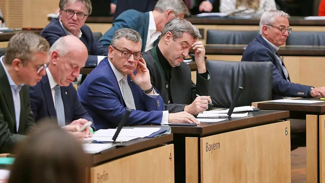 Evers, Wegner, Herrmann, Söder, Strobl im Bundesrat am 21.03.2025 - Bild: über dts Nachrichtenagentur