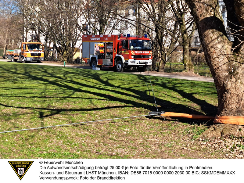 FW-M: Feuerwehr München bei einigen Einsätzen gefordert (Stadtgebiet) - Foto: presseportal.de