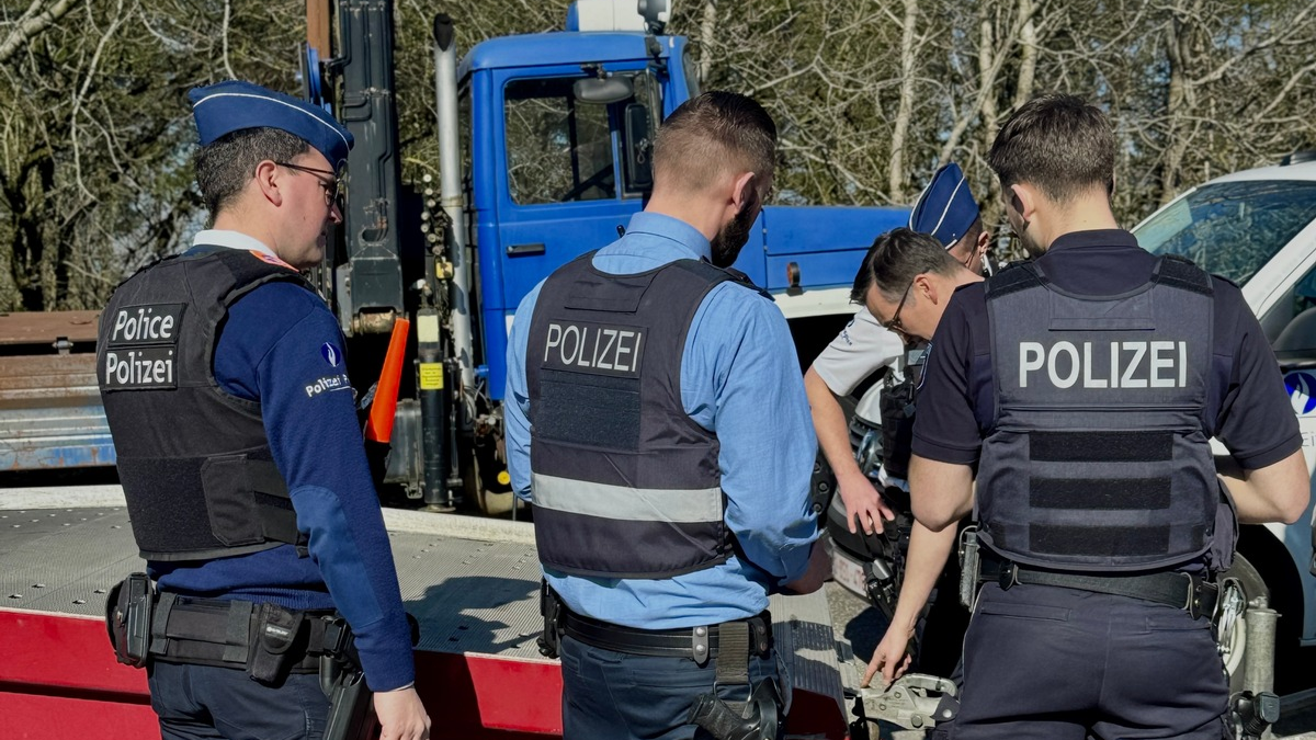 POL-EU: Grenzüberschreitende Polizeikontrollen - Mehrere Verstöße festgestellt - Foto: presseportal.de