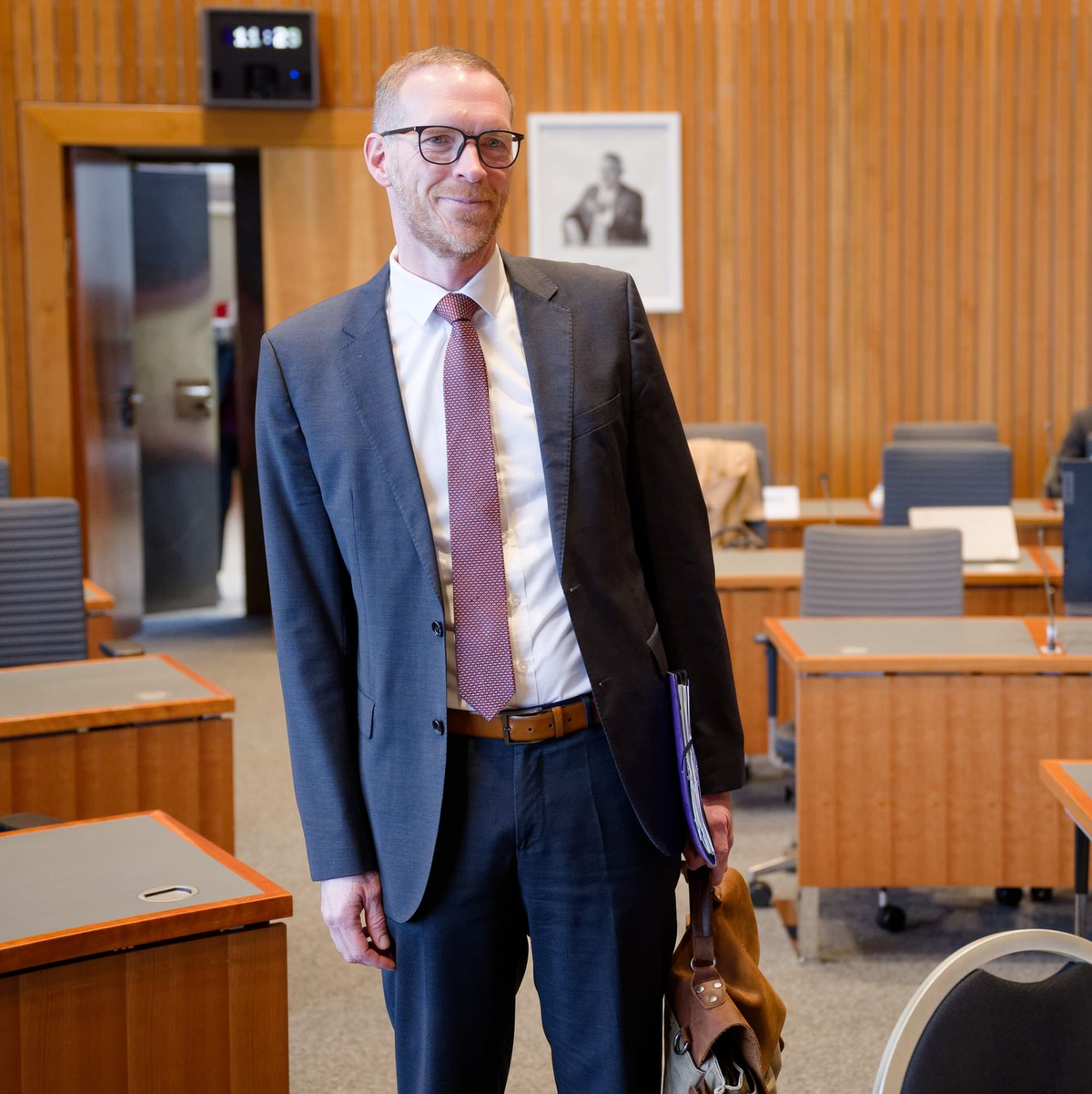 Jan Heinisch, CDU-Abgeordneter im Landtag von Nordrhein-Westfalen, ist Teil des CDU-Teams, das mit Politikerinnen und Politikern von CSU und SPD über Klima- und Energiefragen verhandelt. (Archivfoto)  - Foto: Henning Kaiser/dpa