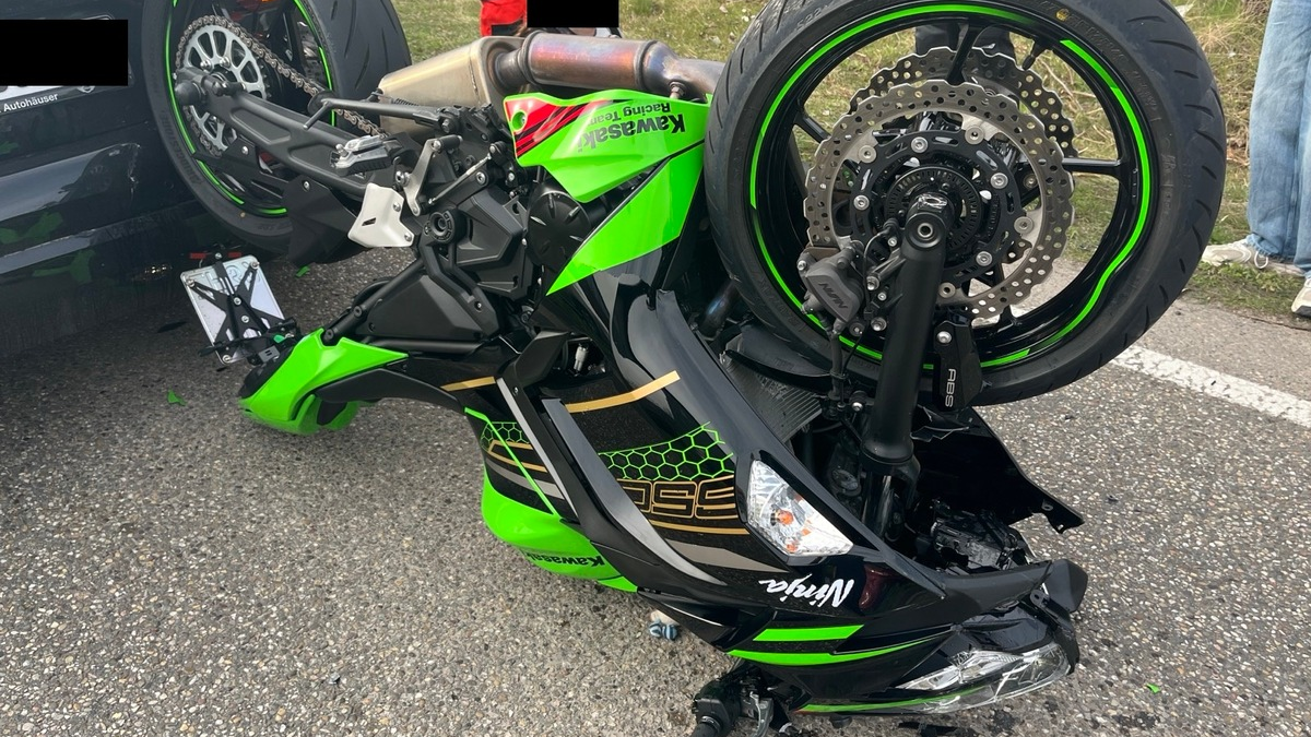 POL-PDLD: Landau - Mit Motorrad überschlagen - Foto: presseportal.de