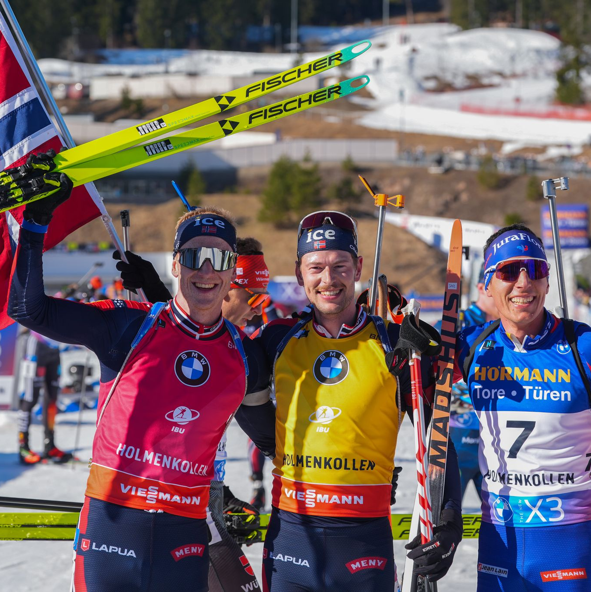 Sturla Holm Laegreid gewinnt und sichert sich den Gesamtweltcup. - Foto: Terje Pedersen/NTB/AP/dpa