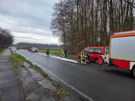 FW Datteln: Kraftstoffspur führt durch das gesamte Staftgebiet - Foto: presseportal.de