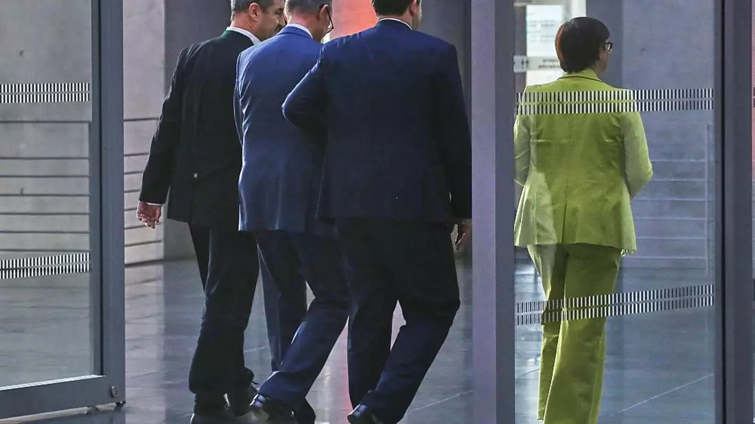 Markus Söder, Friedrich Merz, Lars Klingbeil, Saskia Esken (Archiv) - Bild: über dts Nachrichtenagentur