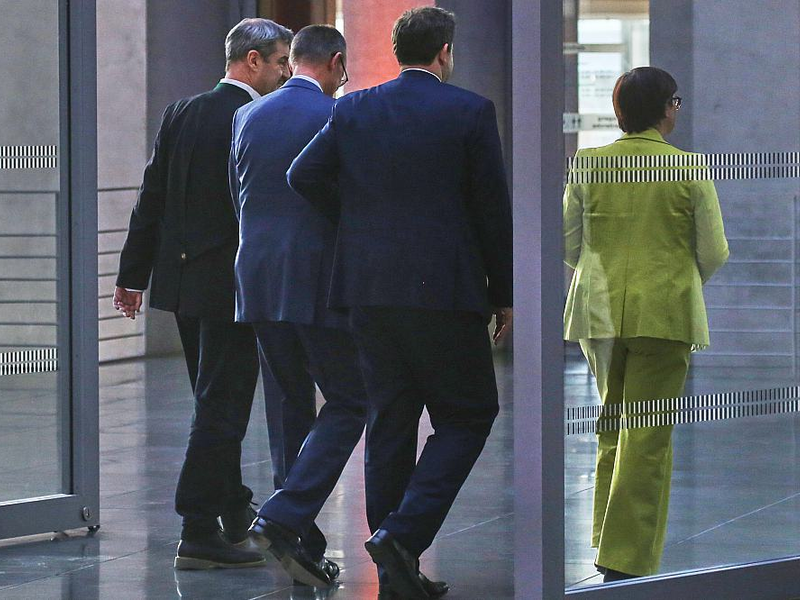 Markus Söder, Friedrich Merz, Lars Klingbeil, Saskia Esken (Archiv) - Foto: über dts Nachrichtenagentur