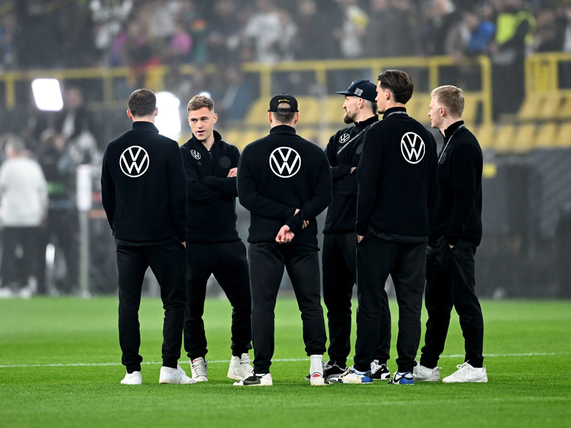 Balljunge Noel Urbaniak half entscheidend mit beim zweiten deutschen Tor.  - Foto: Fabian Strauch/dpa