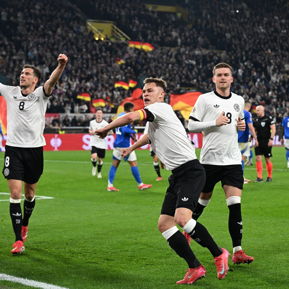 Erkenntnisse sammelte Nagelsmann viele gegen Italien.  - Foto: Federico Gambarini/dpa
