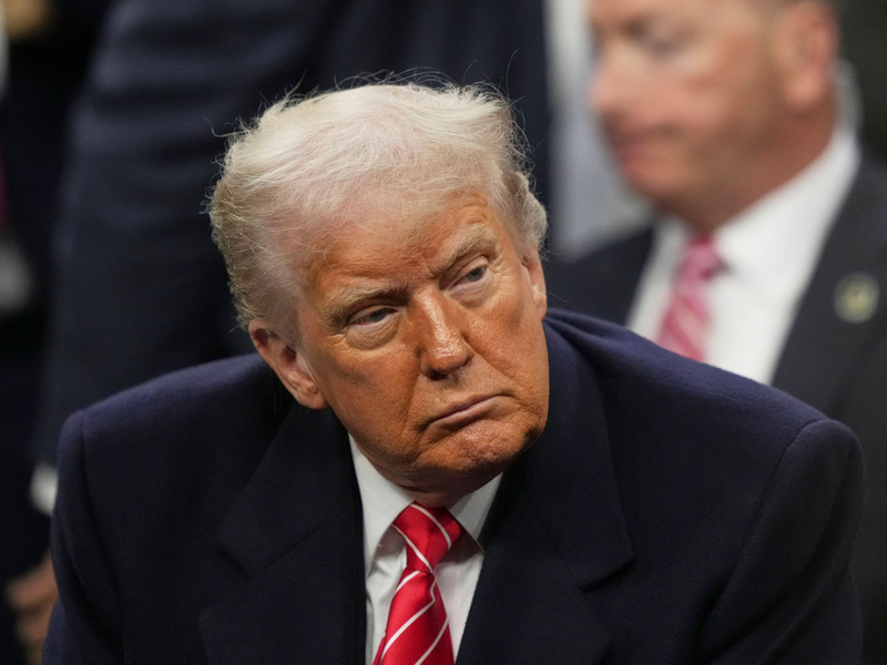 Will ein Bild im Kapitol von Colorado abhängen lassen: US-Präsident Donald Trump. - Foto: Matt Rourke/AP/dpa