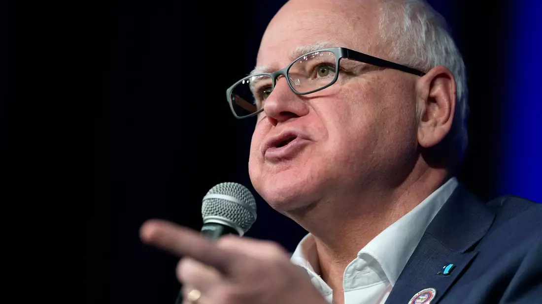 Als Vize wurde es nichts, will Tim Walz nun ins Oval Office? (Archivbild) - Bild: Matthew Putney/AP/dpa