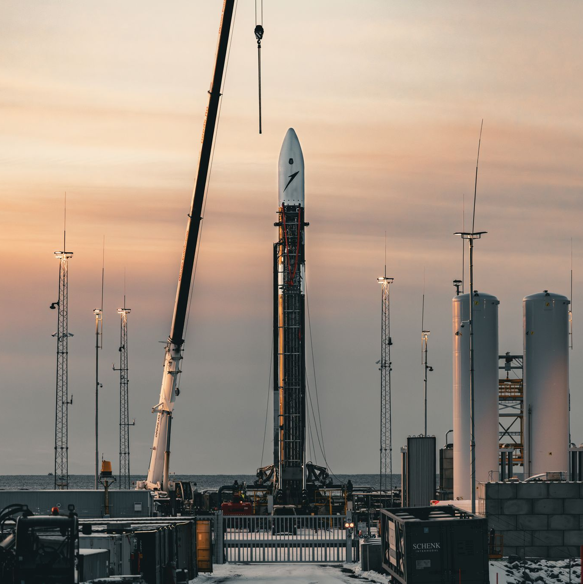 Die Rakete von Isar Aerospace. (Handout) - Foto: Wingmen Media/Isar Aerospace/dpa