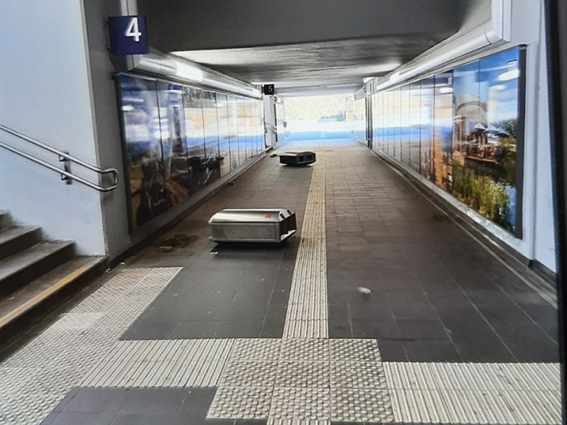 BPOL NRW: Vandalismus am Bahnhof Oelde - Bundespolizei sucht Zeugen - Foto: presseportal.de
