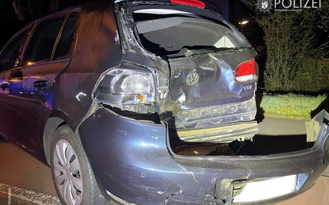 POL-PPWP: Griff nach Flasche führt zu Unfall - Foto: presseportal.de