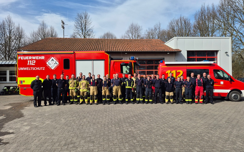 FW Kreis Soest: ABC1 Lehrgang auf Kreisebene beendet - 28 Kameraden lernen Umgang mit Gefahrstoffen - Foto: presseportal.de