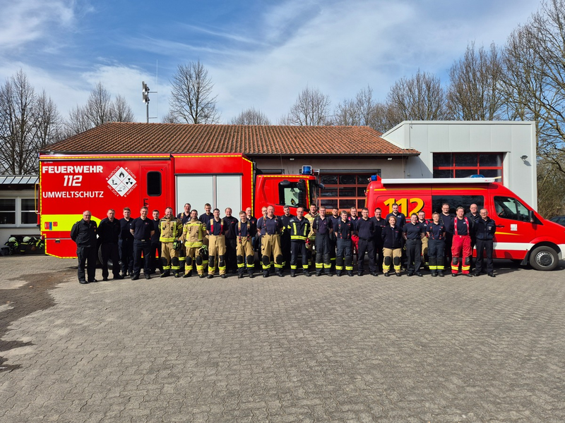 FW Kreis Soest: ABC1 Lehrgang auf Kreisebene beendet - 28 Kameraden lernen Umgang mit Gefahrstoffen - Foto: presseportal.de