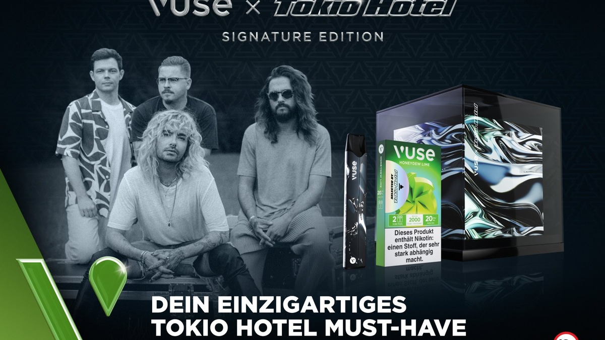 Tokio Hotel und Vuse bringen exklusive limited Edition raus: Das Must-Have für ihre Community! - Foto: presseportal.de