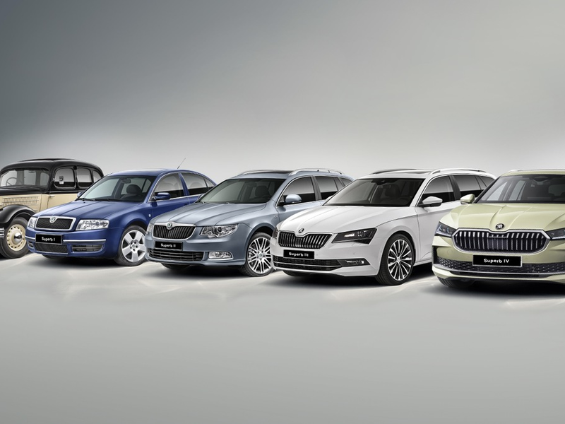 Škoda Superb: Vor 90 Jahren startete die Produktion des ersten Modells mit dem legendären Namen - Foto: presseportal.de