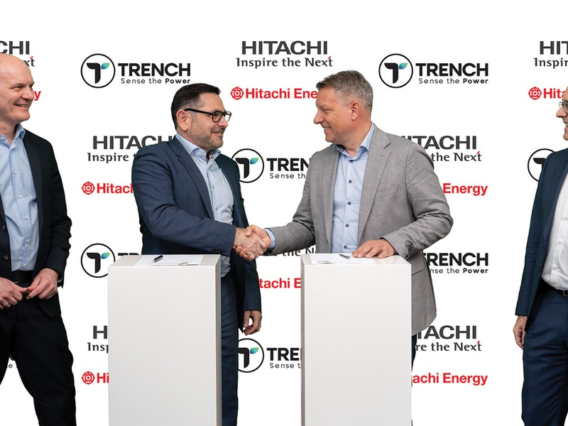 Trench Group und Hitachi Energy unterzeichnen Rahmenvertrag / Lieferung von Luftspulen für Hochspannungsstromübertragung - Foto: presseportal.de
