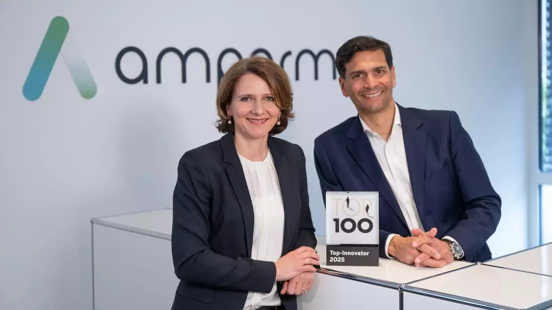 TOP 100 der innovativsten Mittelständler Deutschlands / Innovationspreis für nachhaltige Energielösungen: Ampermo setzt Maßstäbe für die Zukunft - Bild: presseportal.de