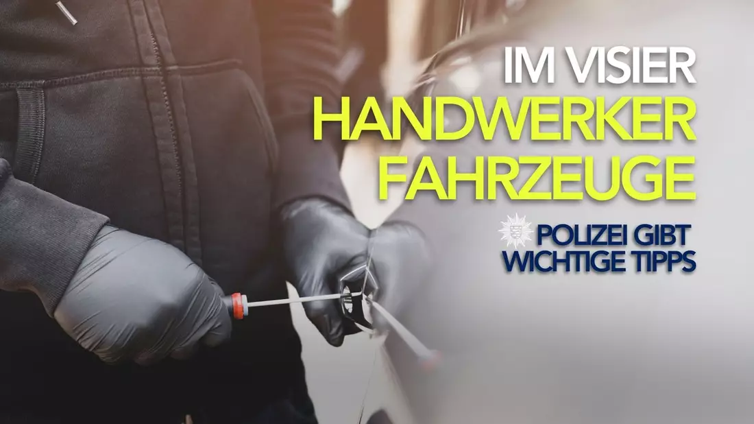 POL-DA: Südhessen: Handwerker-Fahrzeuge im Visier Krimineller / Polizei sensibilisiert und gibt Präventionshinweise - Bild: presseportal.de