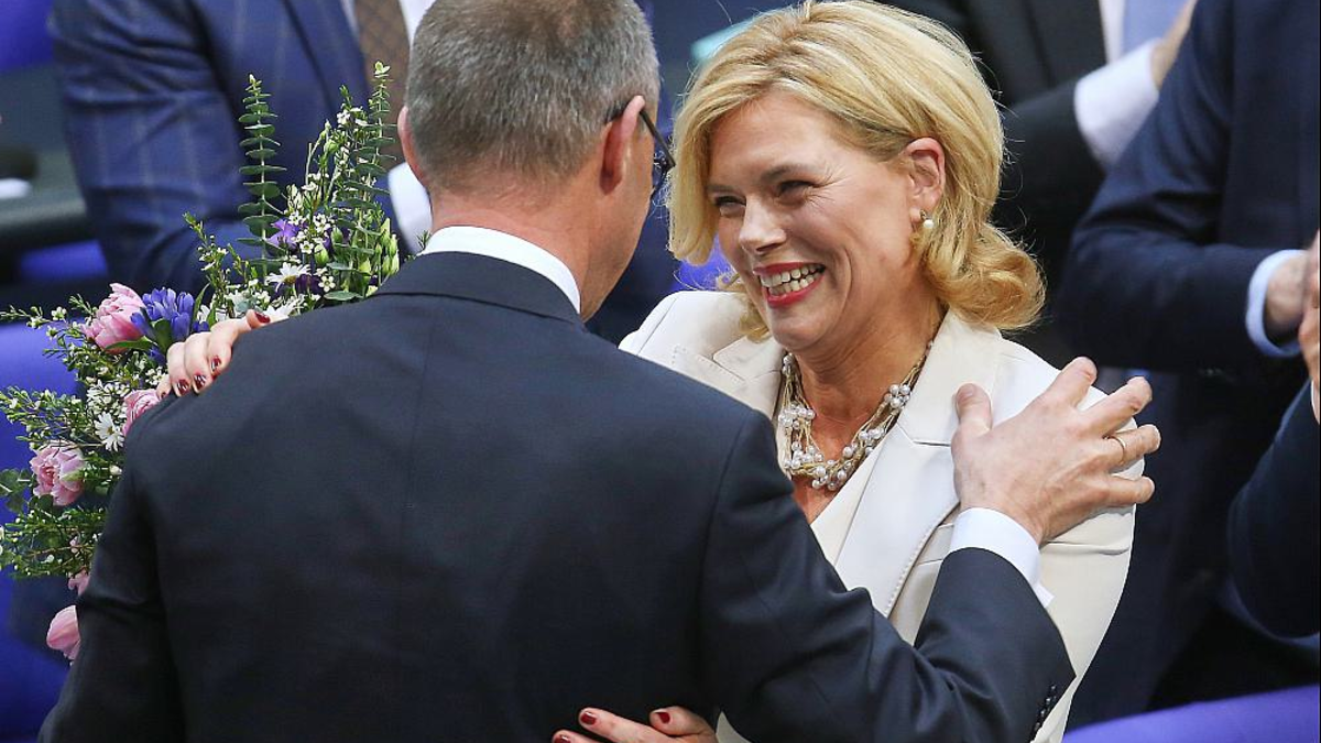 Friedrich Merz und Julia Klöckner am 25.03.2025 - Foto: über dts Nachrichtenagentur