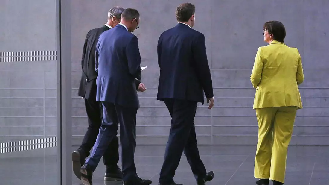 Markus Söder, Friedrich Merz, Lars Klingbeil, Saskia Esken (Archiv) - Bild: über dts Nachrichtenagentur