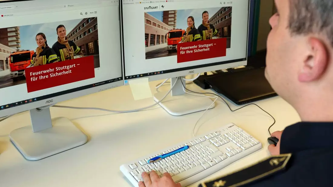 FW Stuttgart: Neuer Internetauftritt für die Feuerwehr Stuttgart - Bild: presseportal.de