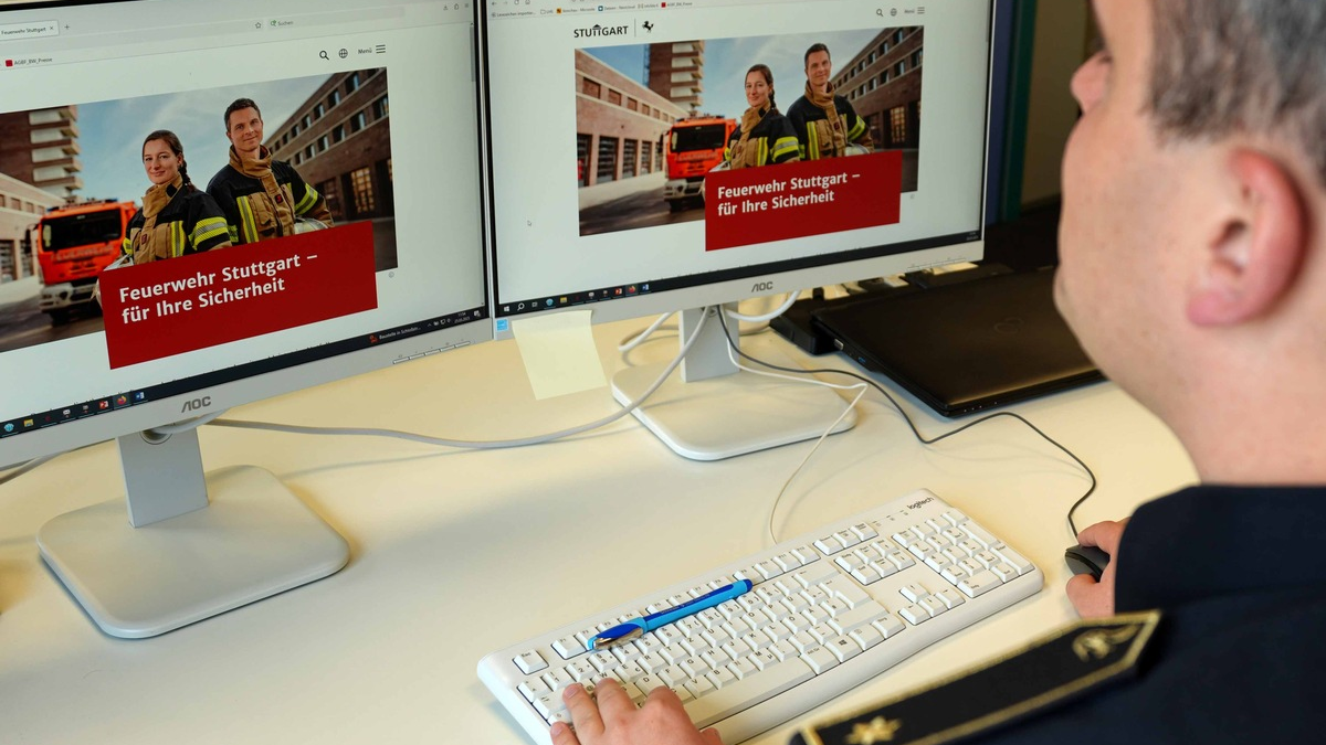 FW Stuttgart: Neuer Internetauftritt für die Feuerwehr Stuttgart - Foto: presseportal.de