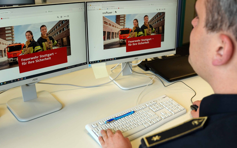 FW Stuttgart: Neuer Internetauftritt für die Feuerwehr Stuttgart - Foto: presseportal.de