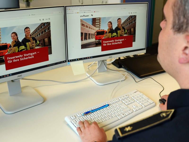 FW Stuttgart: Neuer Internetauftritt für die Feuerwehr Stuttgart - Foto: presseportal.de