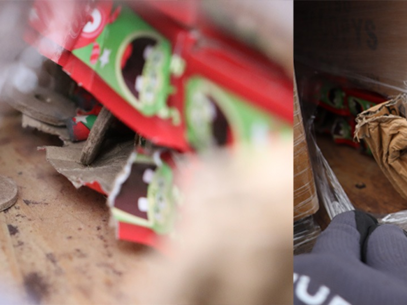 POL-MS: Gefahrgutkontrolle auf der A 30 - Feuerwerkskörper unzureichend gesichert - Foto: presseportal.de