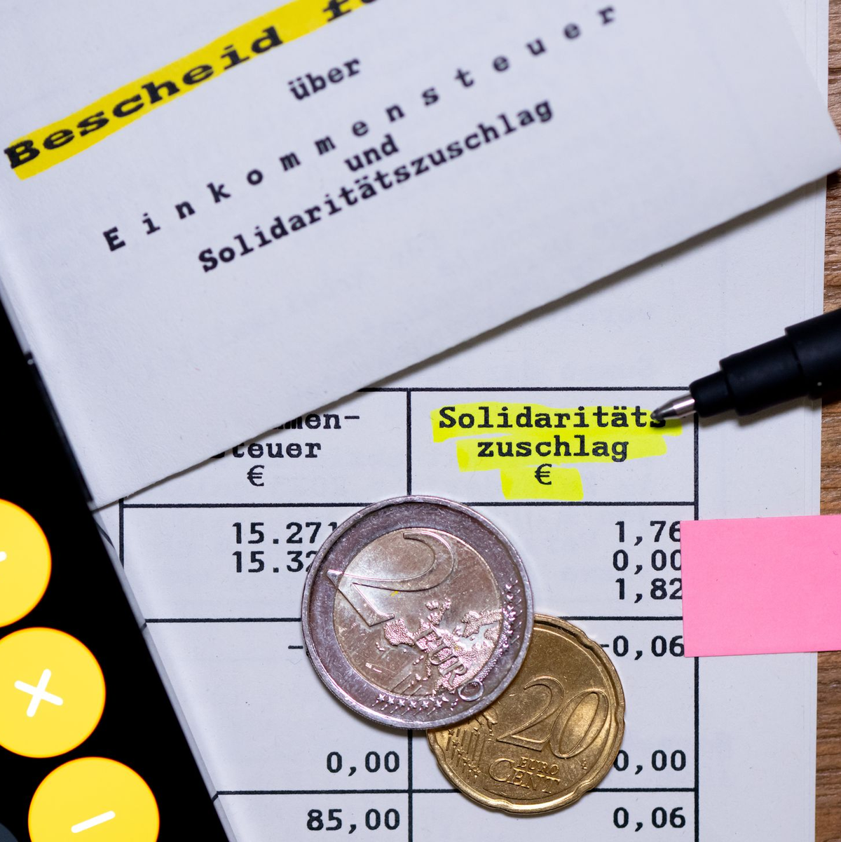 Für 90 Prozent der Steuerpflichtigen wurde der Soli Ende 2020 bereits abgeschafft. (Symbolbild) - Foto: Sven Hoppe/dpa