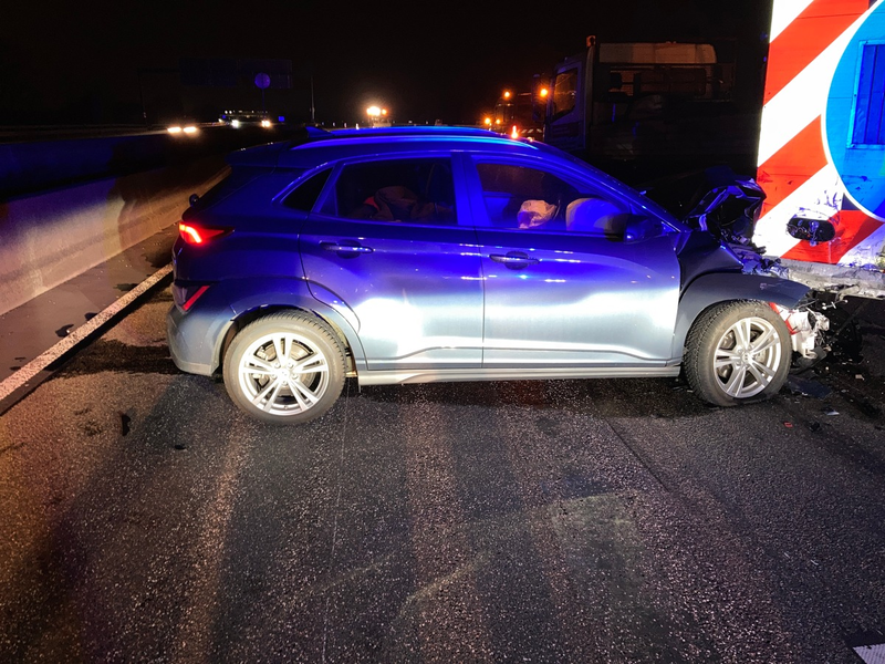 POL-WI: Unfall mit Personen- und hohem Sachschaden in einer Baustelle am Wiesbadener Kreuz - Foto: presseportal.de