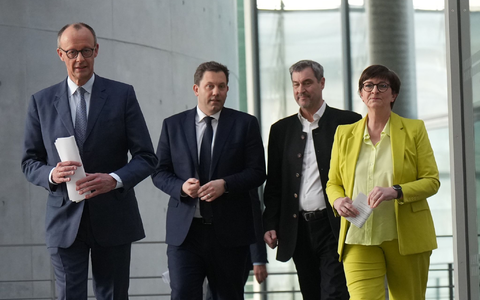 «Vor uns liegt ein hartes Stück Arbeit» heißt es aus CDU, CSU und SPD. (Archivbild) - Foto: Michael Kappeler/dpa