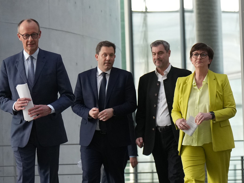 «Vor uns liegt ein hartes Stück Arbeit» heißt es aus CDU, CSU und SPD. (Archivbild) - Foto: Michael Kappeler/dpa