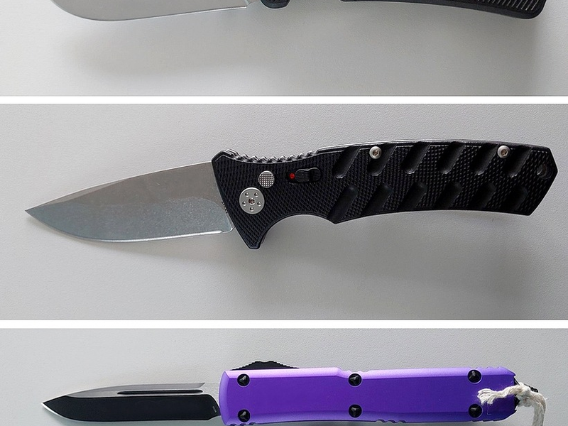 Bundespolizeidirektion München: Bundespolizei stellt Stichwaffen bei Grenzkontrolle sicher / Springmesser dabei: Strafanzeige und 1.800 Euro Sicherheitsleistung - Foto: presseportal.de