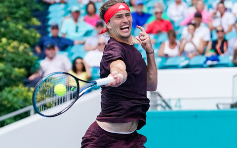 Im Achtelfinale von Miami war für Alexander Zverev Schluss. - Foto: Debby Wong/ZUMA Press Wire/dpa