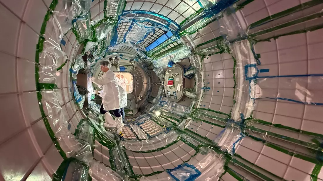 Das HALO-Modul, der erste Pfeiler von «Gateway», soll Ende 2027 ins All geschickt werden. (Archivbild) - Bild: Rachel Tabea Boßmeyer/dpa