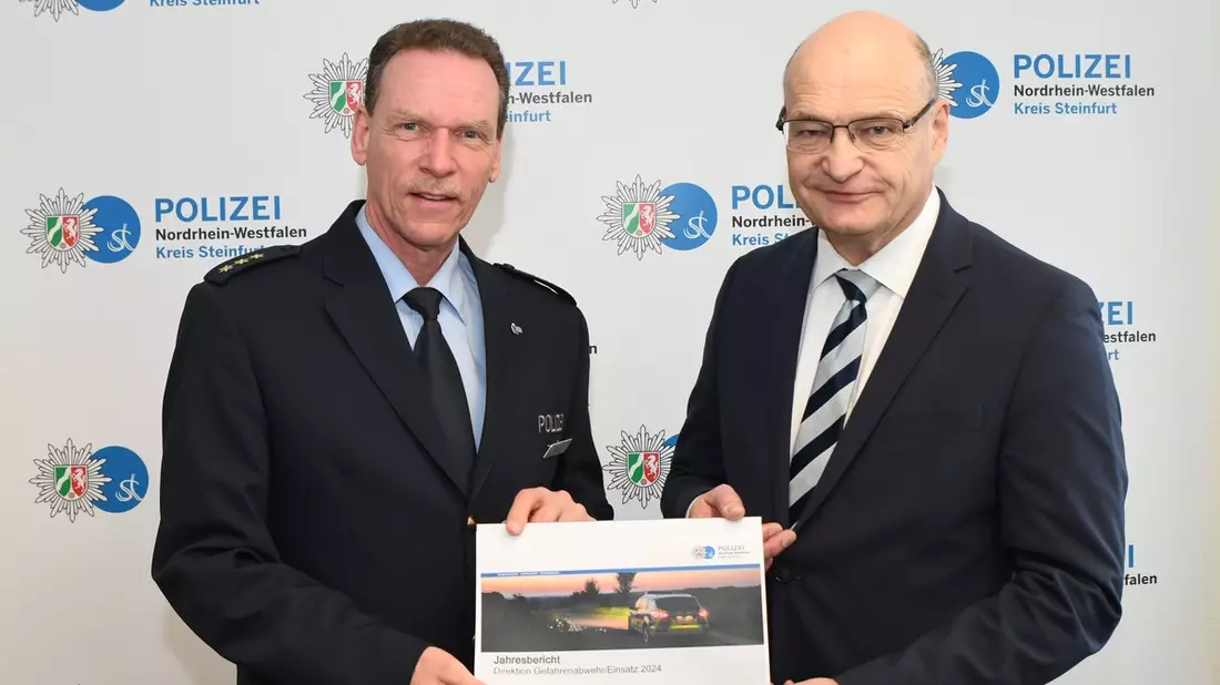 POL-ST: Kreis Steinfurt, Einsatzbilanz der Kreispolizeibehörde Steinfurt 2024 - Bild: presseportal.de