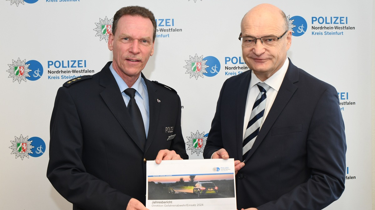 POL-ST: Kreis Steinfurt, Einsatzbilanz der Kreispolizeibehörde Steinfurt 2024 - Foto: presseportal.de