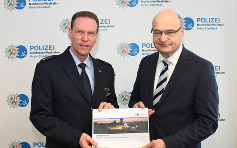 POL-ST: Kreis Steinfurt, Einsatzbilanz der Kreispolizeibehörde Steinfurt 2024 - Foto: presseportal.de