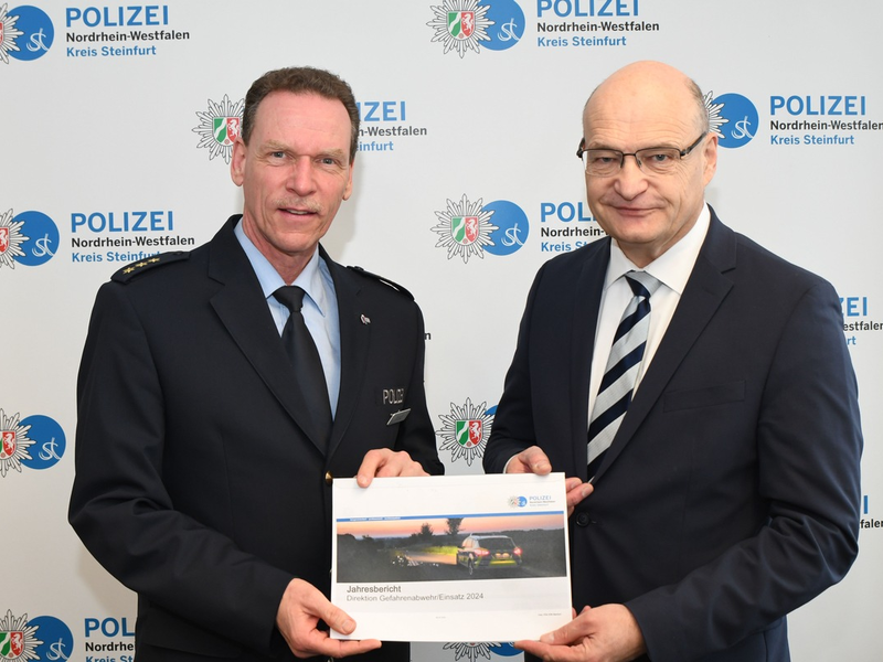 POL-ST: Kreis Steinfurt, Einsatzbilanz der Kreispolizeibehörde Steinfurt 2024 - Foto: presseportal.de