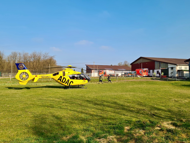 FW-EN: Zwei Einsätze in kurzer Folge - Verkehrsunfall und Landung eines Rettungshubschraubers - Foto: presseportal.de