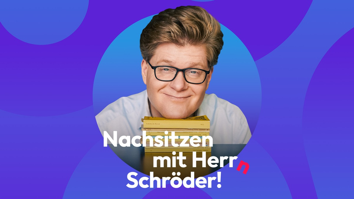 MDR JUMP und Comedian Johannes Schröder bitten zum fröhlichen „Nachsitzen mit Herr Schröder“ - Foto: presseportal.de