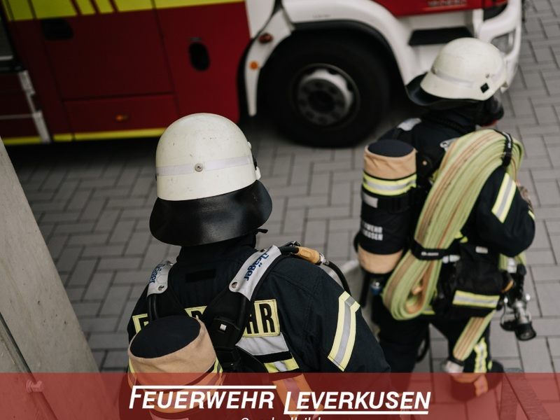 FW-LEV: Brand in Schlebusch - Foto: presseportal.de