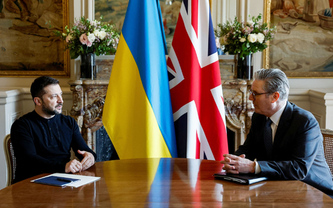 Großbritannien will Truppen zur Absicherung eines Friedens in die Ukraine schicken. - Foto: Stephanie Lecocq/PA Wire/dpa