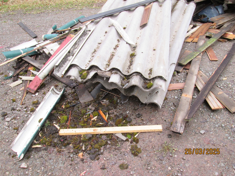 POL-LDK: + Erneut Dämmmaterial und Asbestplatten im Wald entsorgt (jetzt mit Bildern!)+ - Foto: presseportal.de