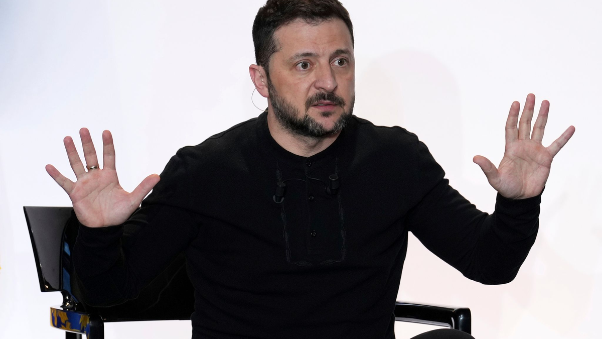 Der ukrainische Präsident Selenskyj wirft Moskau vor, trotz einer anderslautenden Abmachung weiter ukrainische Energieanlagen zu beschießen. - Foto: Aurelien Morissard/AP/dpa