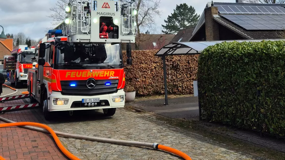 FW Norderstedt: Kellerbrand im Rubensweg - Bild: presseportal.de