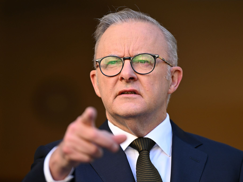 Premierminister Albanese hofft auf eine zweite Amtszeit. (Archivbild) - Foto: Lukas Coch/AAP/dpa